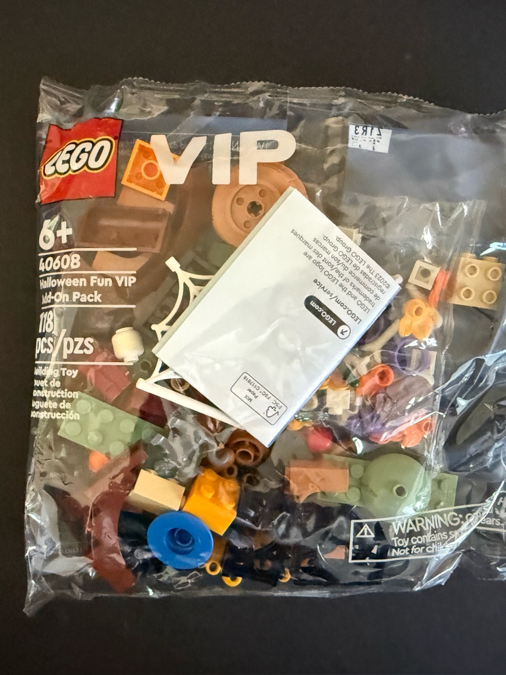 NEW LEGO 40608 VIP Halloween Fun VIP Add-On Pack Sealed 118 Pieces